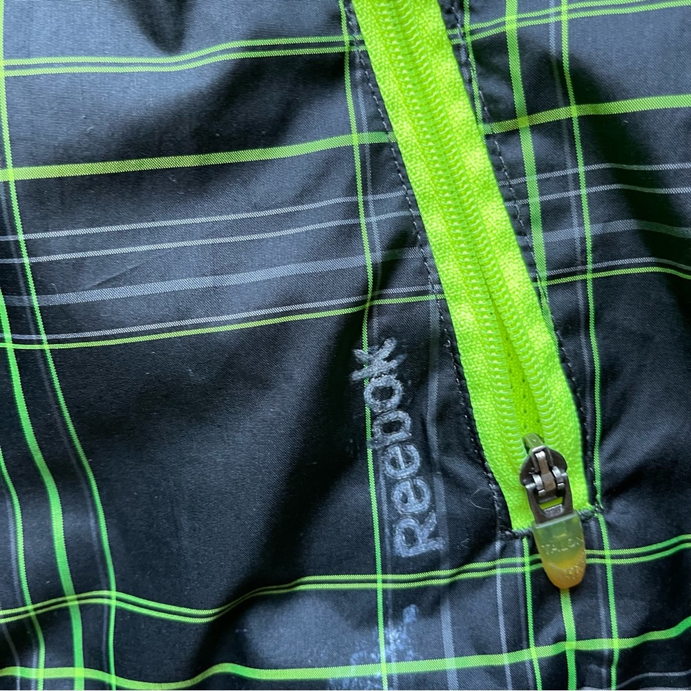 Reebok Black Green Windshield Jacket - image 5